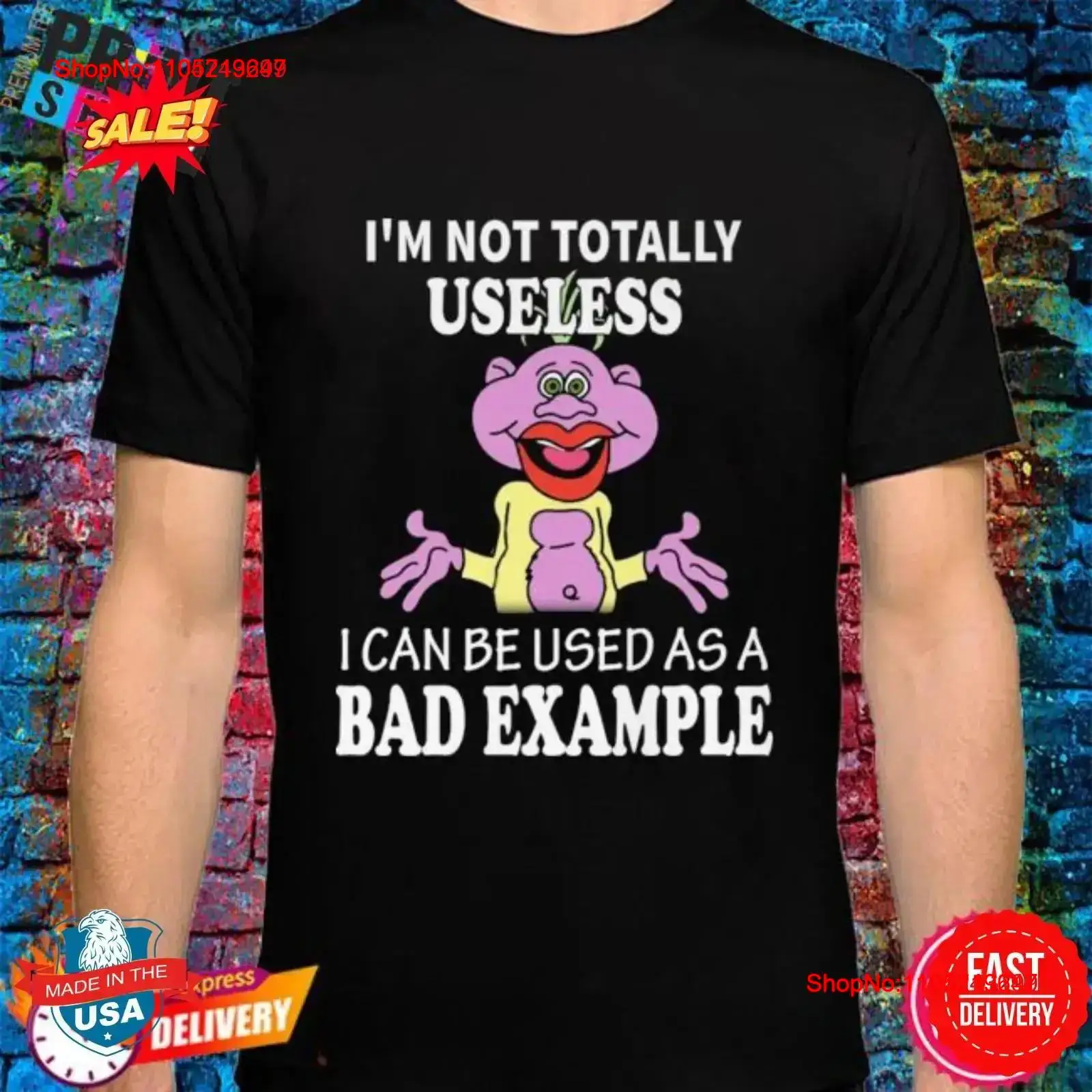 Examples Of Vintage Fashion - เสื้อยืดพิมพ์ลาย Peanut Jeff Dunham ไม่ใช่สิ่งไร้ประโยชน์ทั้งหมด สามารถใช้เป็นตัวอย่างเสื้อที่ไม่ดีได้