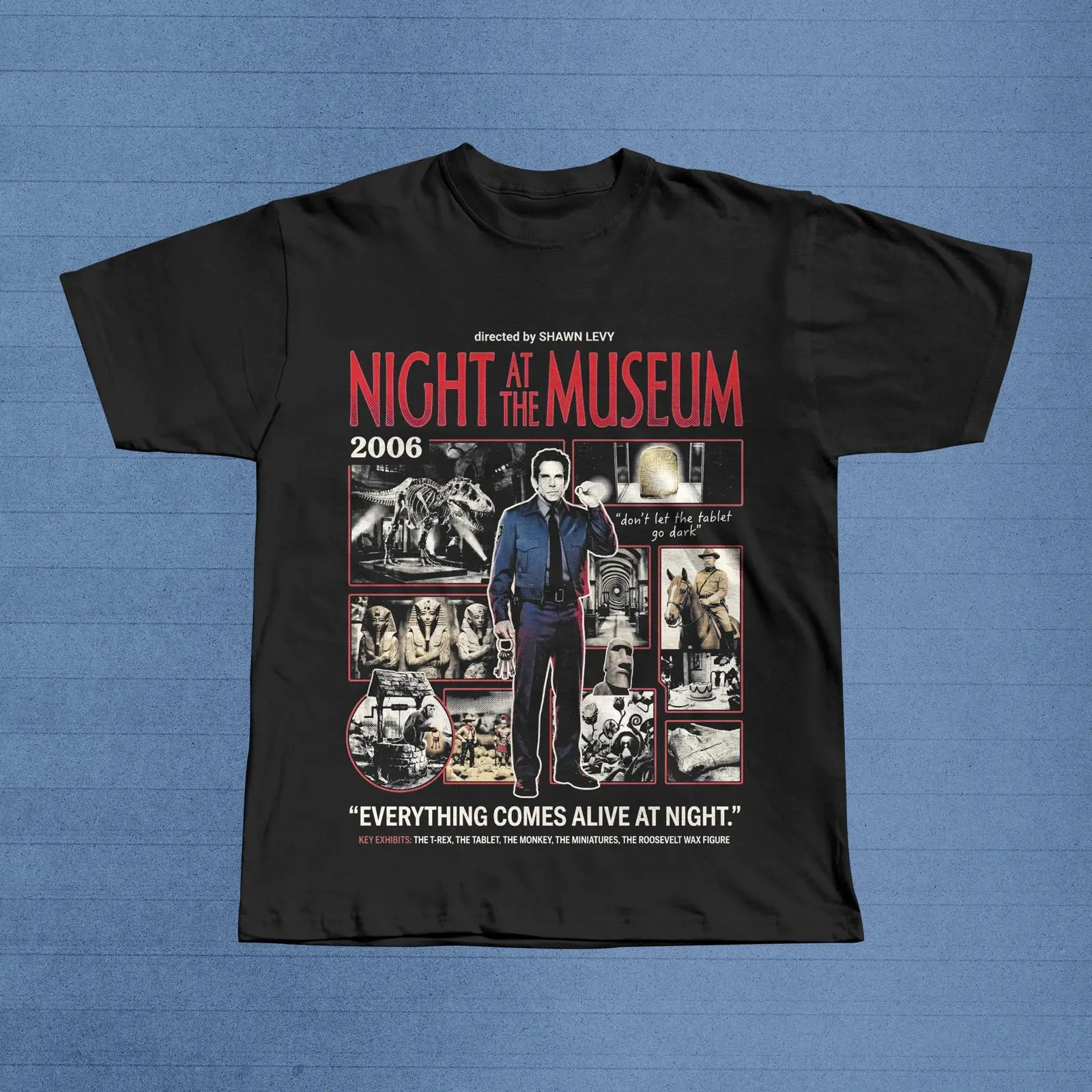 Vintage Fashion Exhibition - เสื้อยืดภาพยนตร์เรื่อง Night at the Museum 2006