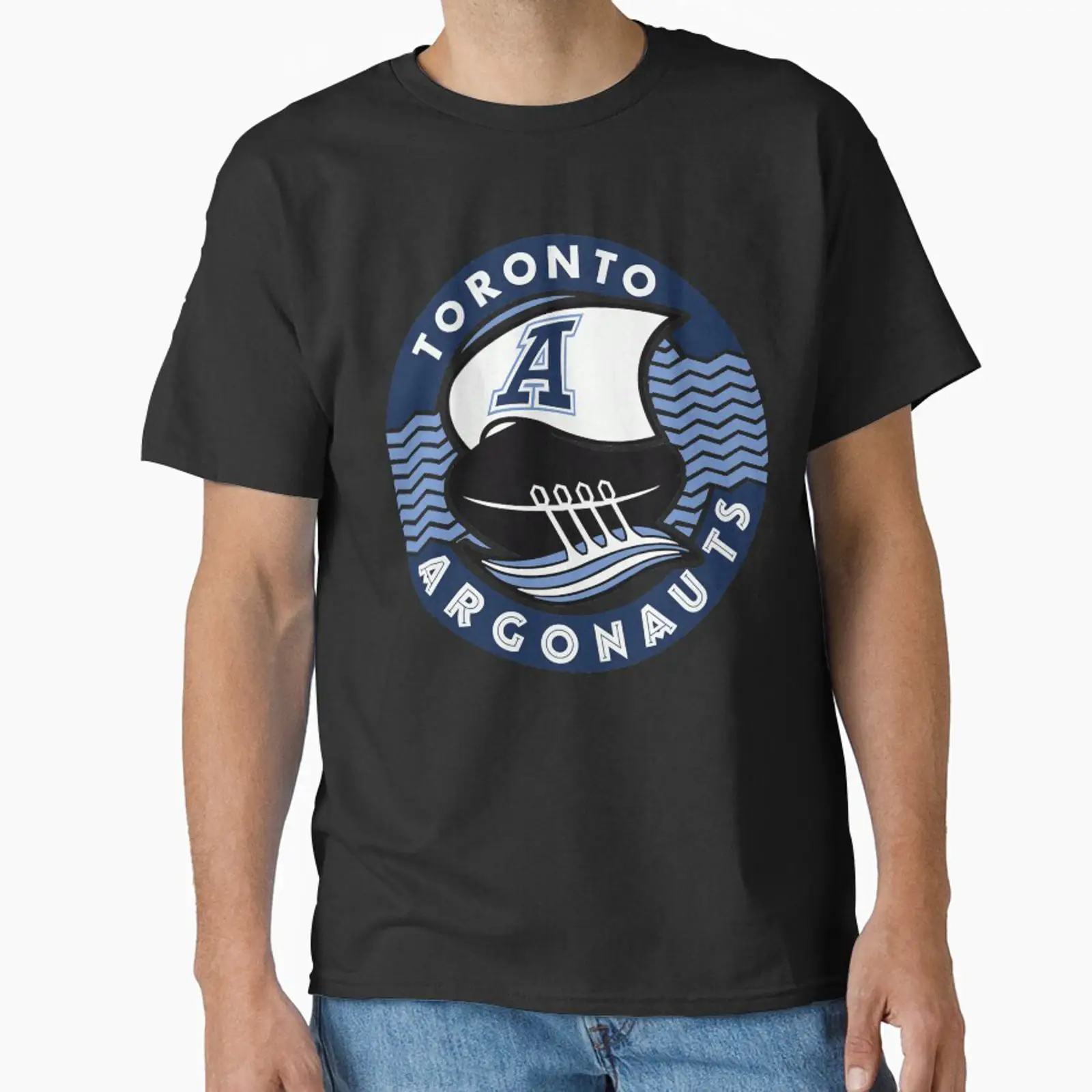 Vintage Fashion Toronto - เสื้อยืด Toronto Argonauts Throwback Ship ออกแบบและจำหน่ายโดย
