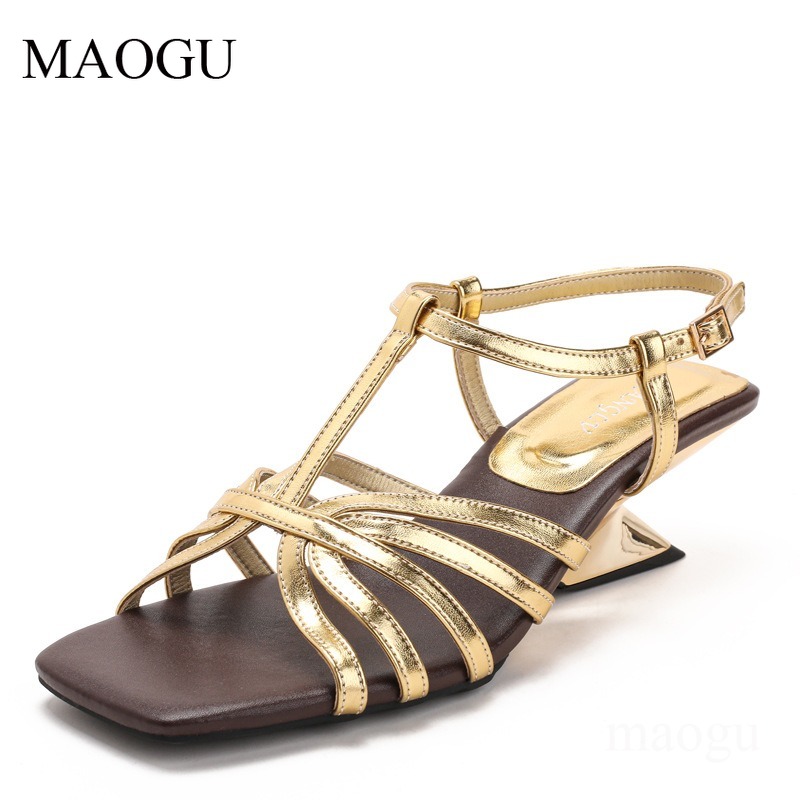 Vintage Style Women Fashion - ขนาด 35-42 รองเท้าแตะผู้หญิงสไตล์กลาดิเอเตอร์สไตล์ฝรั่งเศสวินเทจหญิงสง่างามรองเท้าลำลองฤดูร้อนแฟชั่นกลางแจ้งซานดาเลียส เด มูเยร์
