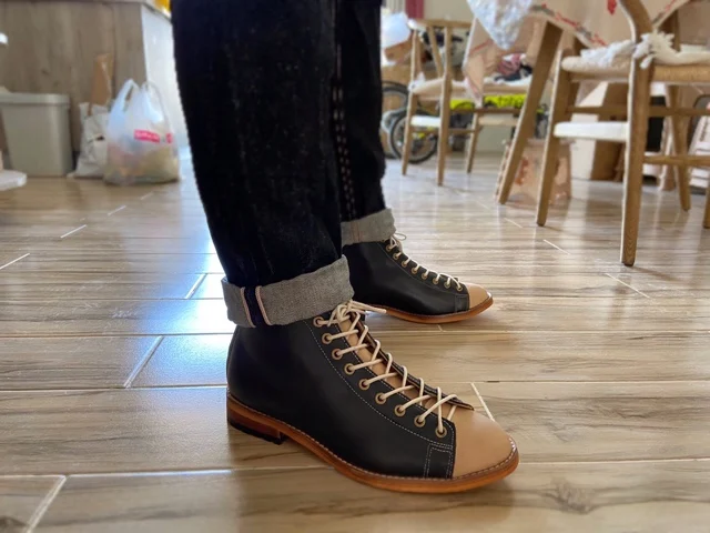 Vintage Fashion Style - High-toolingรองเท้าผู้ชายGoodyear-Welted Vintageรองเท้าผู้ชายRetroรองเท้าเชลซีแนวโน้มแฟชั่นสีดําDesert Bootsผู้ชาย