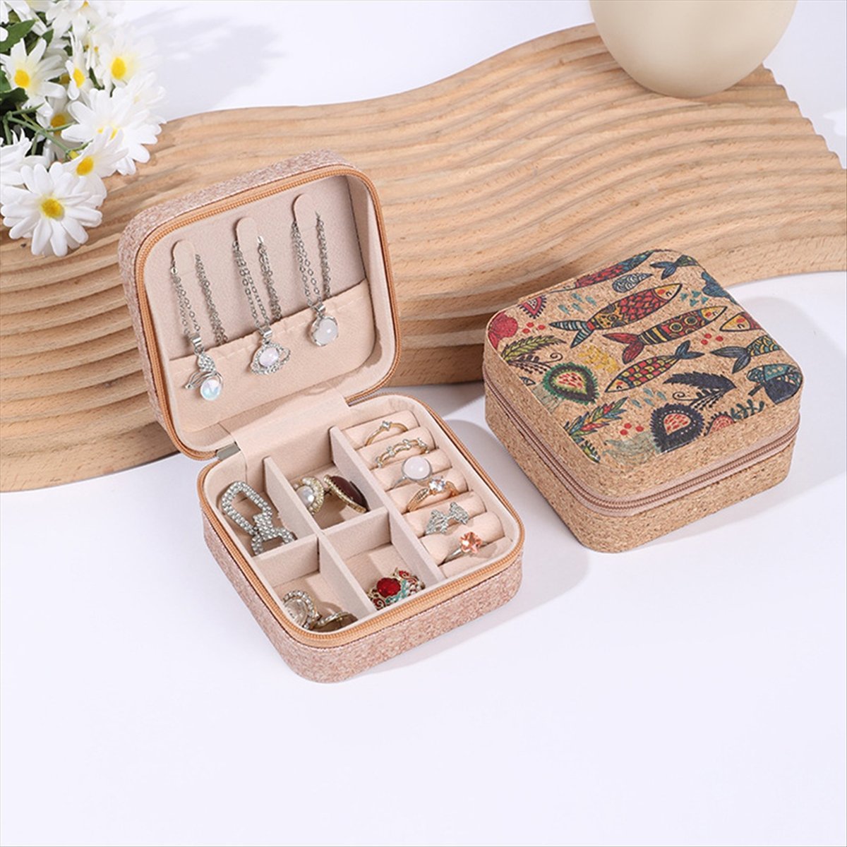 [N84R] กล่องใส่เครื่องประดับวิ - Vintage Zipper บทวิจารณ์และราคา