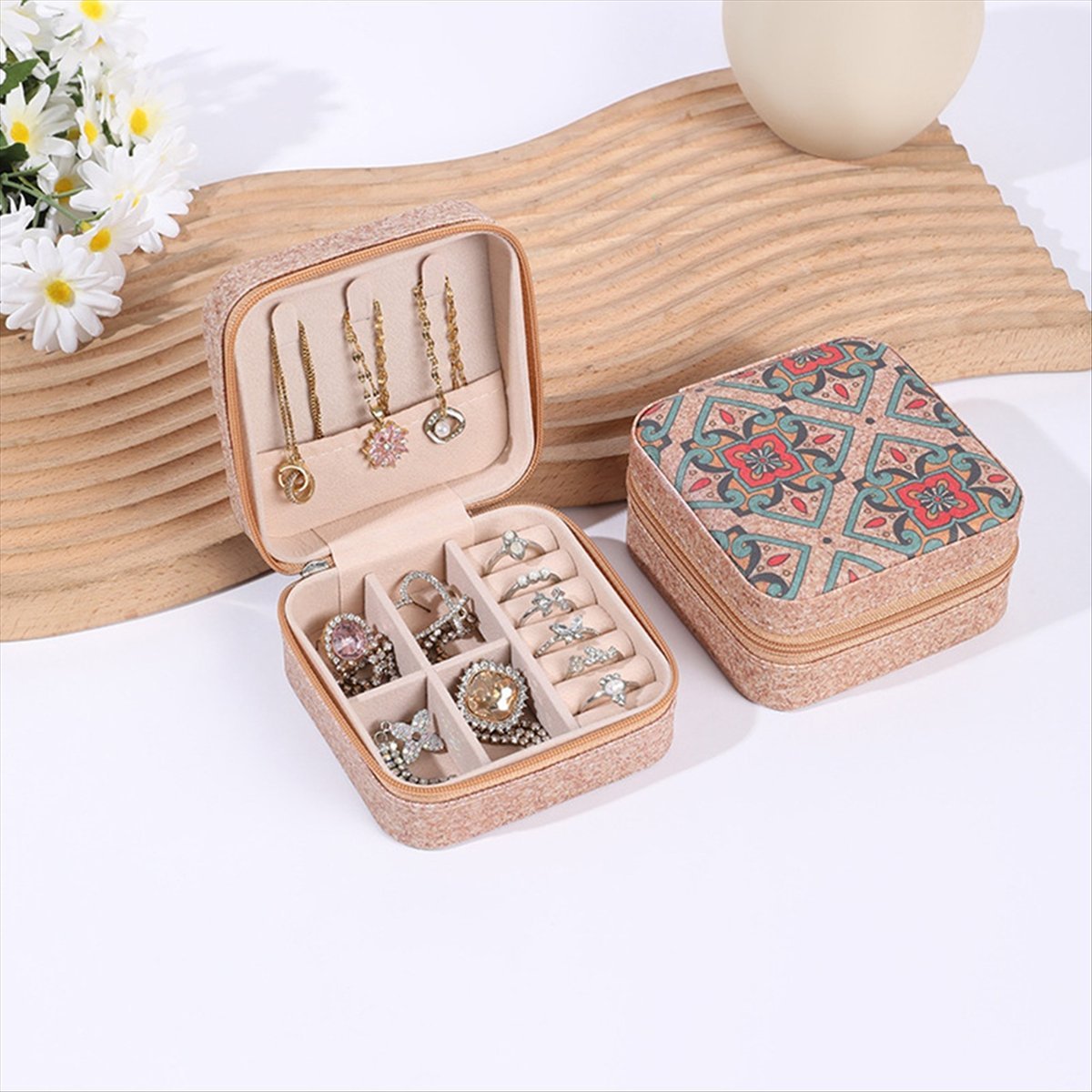 [N84R] กล่องใส่เครื่องประดับวิ - Vintage Zipper บทวิจารณ์และราคา