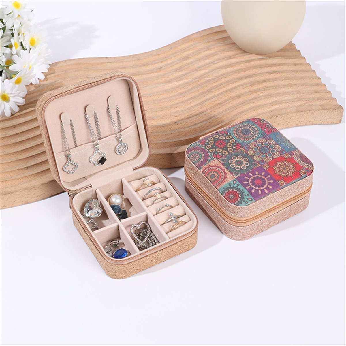 [N84R] กล่องใส่เครื่องประดับวิ - Vintage Zipper บทวิจารณ์และราคา