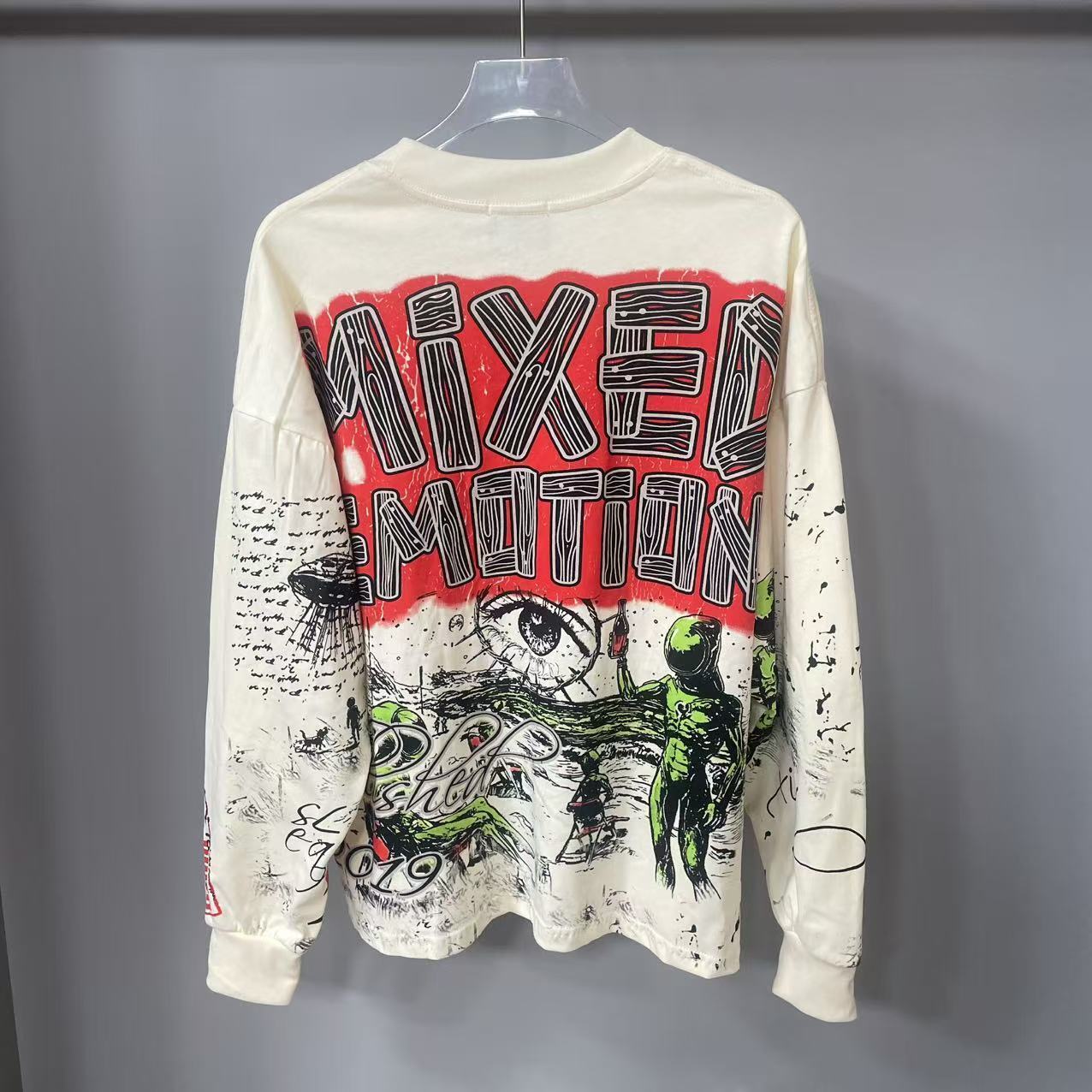 เสื้อยืดแขนยาวดีไซน์เนอร์คุณภา - Vintage Fashion Style บทวิจารณ์และราคา