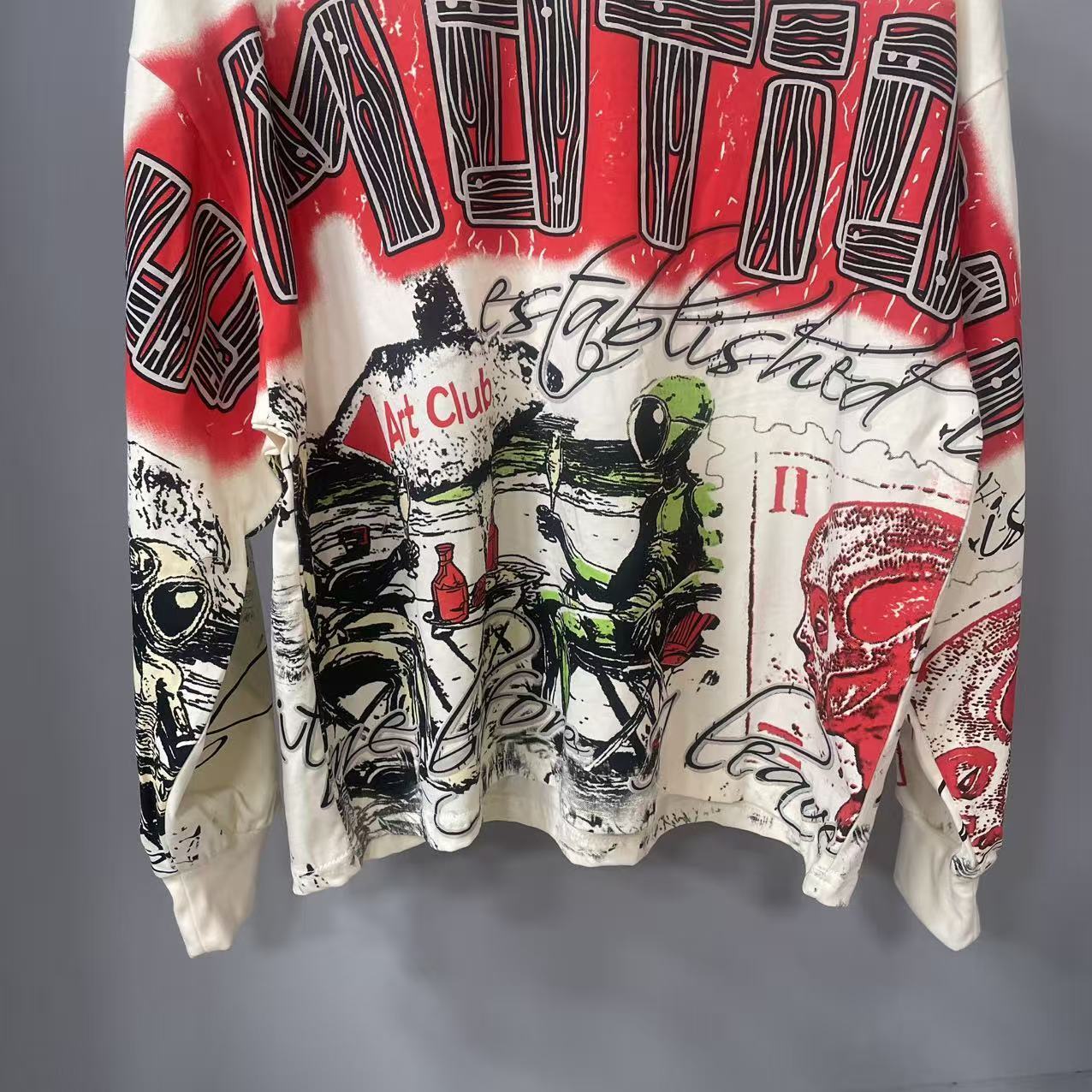 เสื้อยืดแขนยาวดีไซน์เนอร์คุณภา - Vintage Fashion Style บทวิจารณ์และราคา