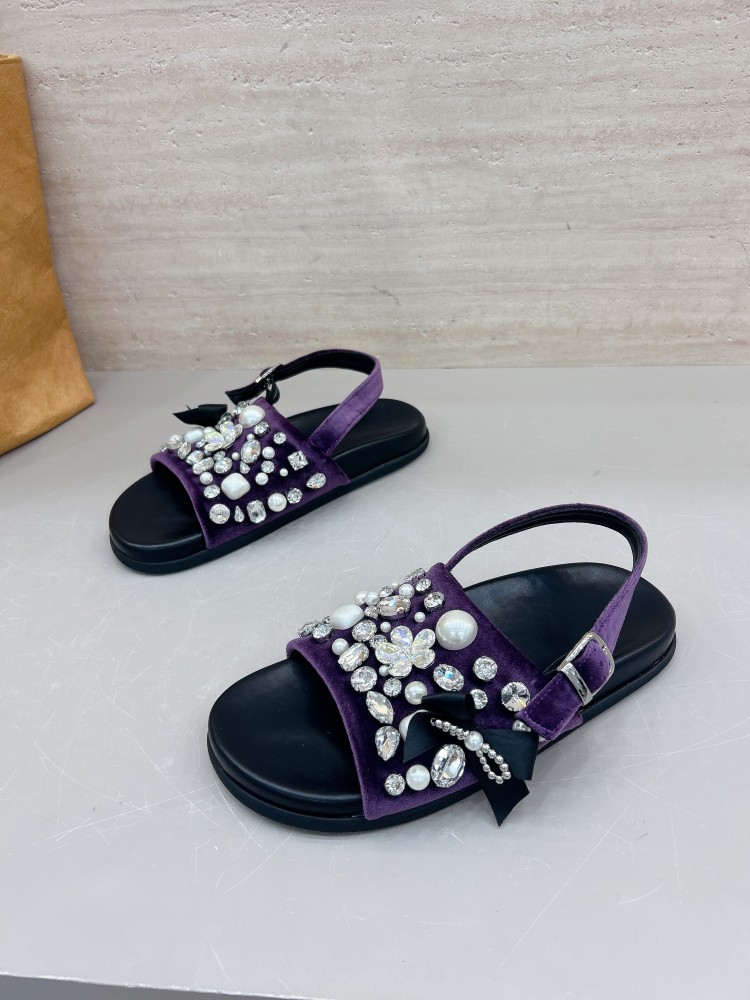 รองเท้าแตะรัดส้นแบบสวมลำลองสำห - Vintage Fashion Ladies บทวิจารณ์และราคา