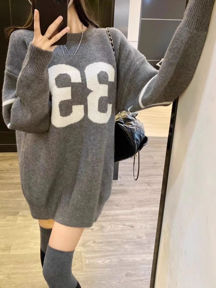 เสื้อสเวตเตอร์ถักสไตล์วินเทจ Y - Vintage Fashion Women บทวิจารณ์และราคา