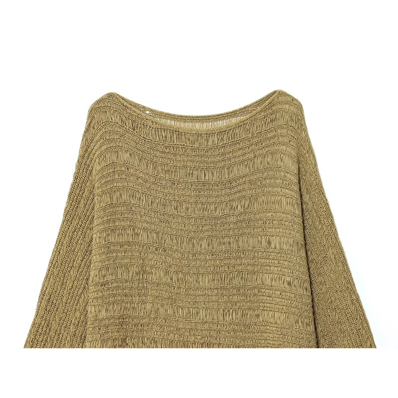 เสื้อสเวตเตอร์ถักคอเรือสไตล์วิ - Vintage Fashion Women บทวิจารณ์และราคา