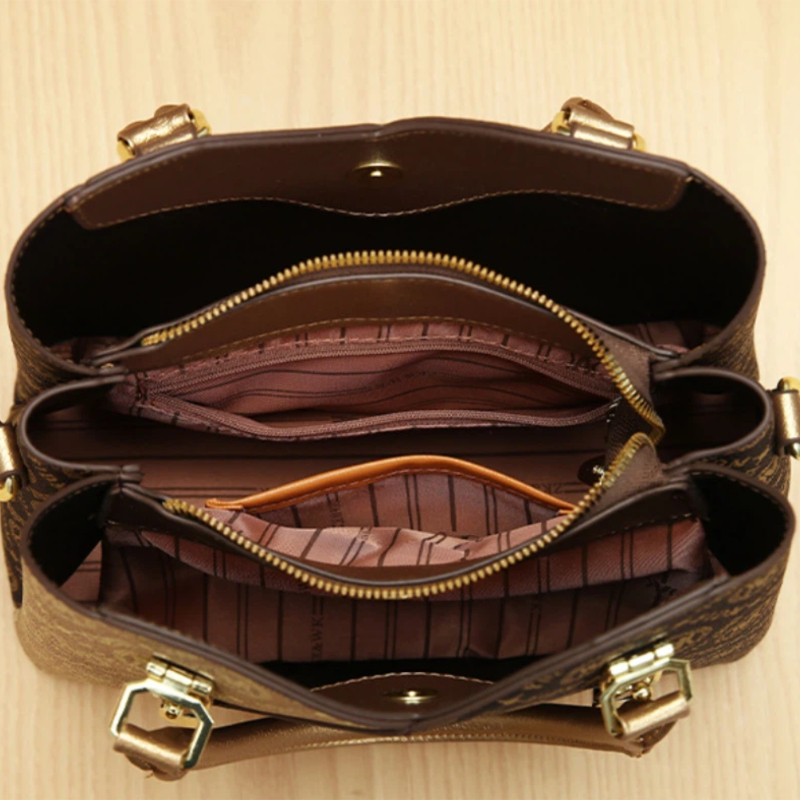 กระเป๋าถือพิมพ์ลายวินเทจสำหรับ - Vintage Zipper บทวิจารณ์และราคา