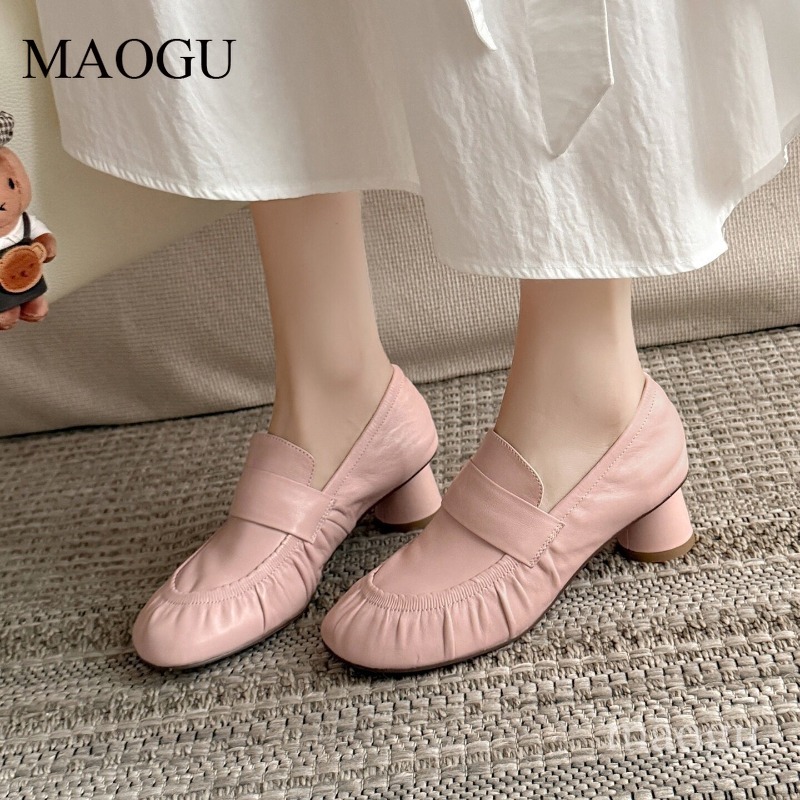 รองเท้าหนังนิ่มแบบสวมสำหรับผู้ - Vintage Fashion Ladies บทวิจารณ์และราคา