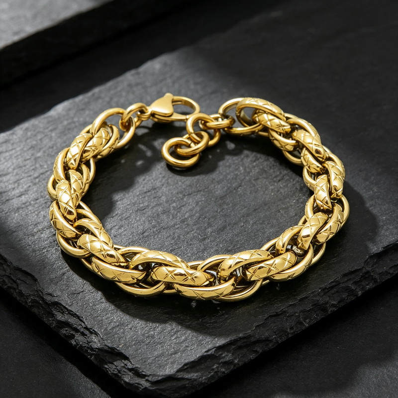 สร้อยข้อมือคิวบันแบบหนา 11 มม. - Z Vintage Fashion บทวิจารณ์และราคา