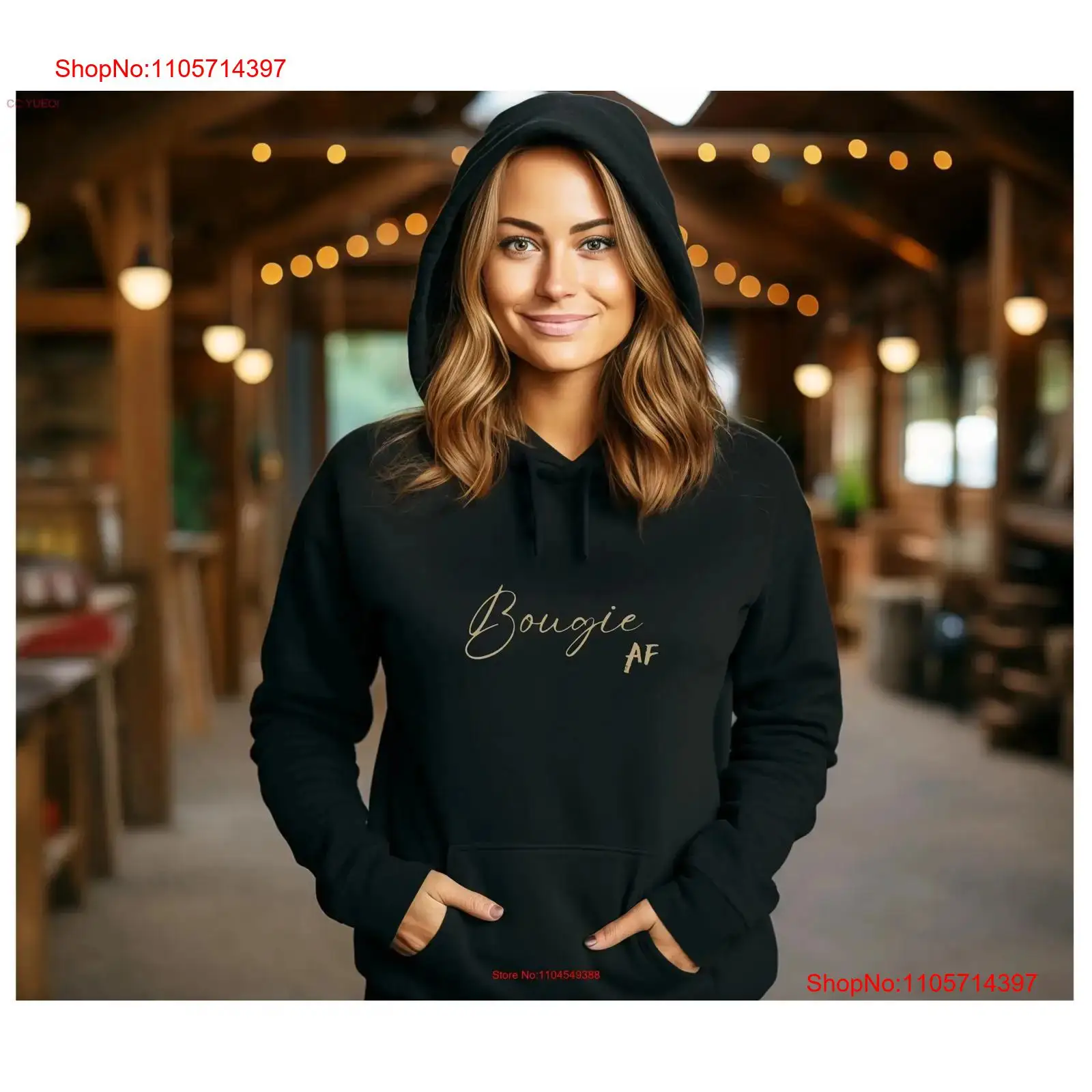 เสื้อยืด Bougie AF สไตล์ Glam  - Vintage Fashion Influencers บทวิจารณ์และราคา