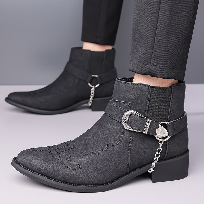 รองเท้าบูทคาวบอยวินเทจสำหรับผู - Vintage Fashion Style บทวิจารณ์และราคา