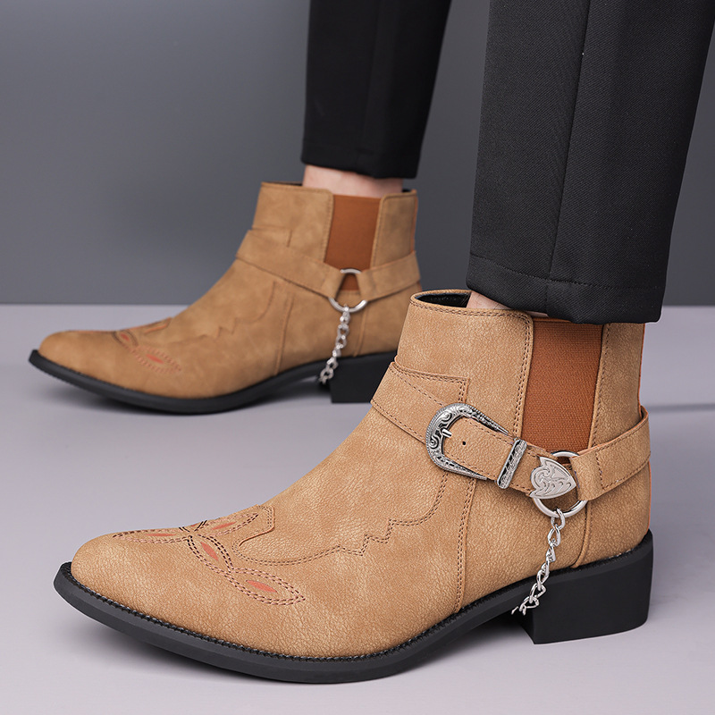 รองเท้าบูทคาวบอยวินเทจสำหรับผู - Vintage Fashion Style บทวิจารณ์และราคา