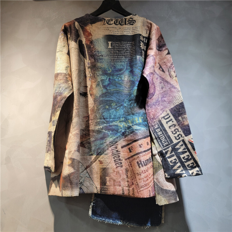 เสื้อสเวตเตอร์ไหมพรม WTHT แฟชั - Vintage Fashion Influencers บทวิจารณ์และราคา