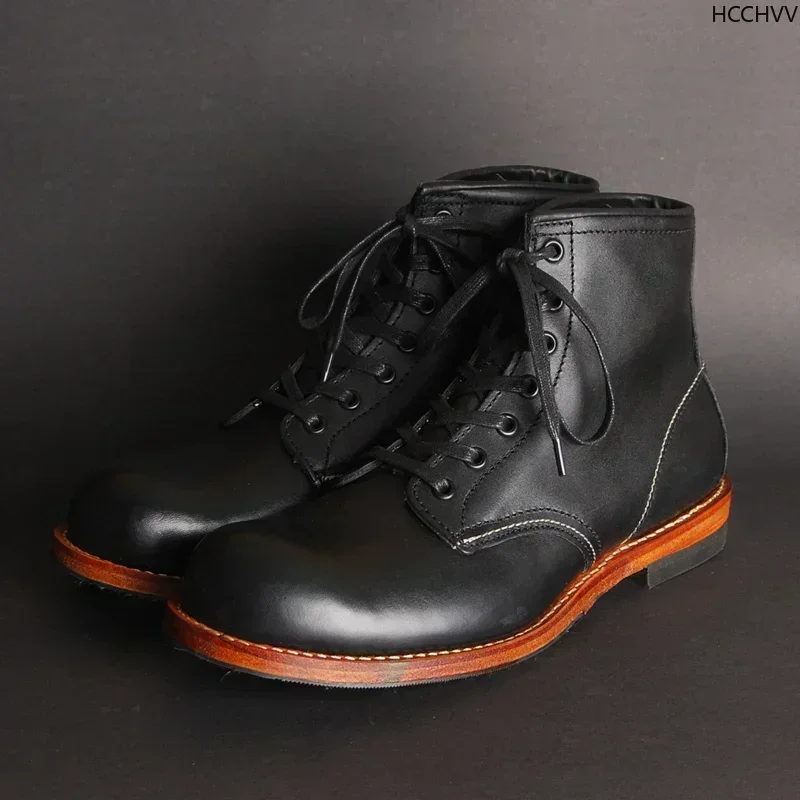 Vintage Men Goodyear-Welted ขอ - Vintage Fashion Style บทวิจารณ์และราคา