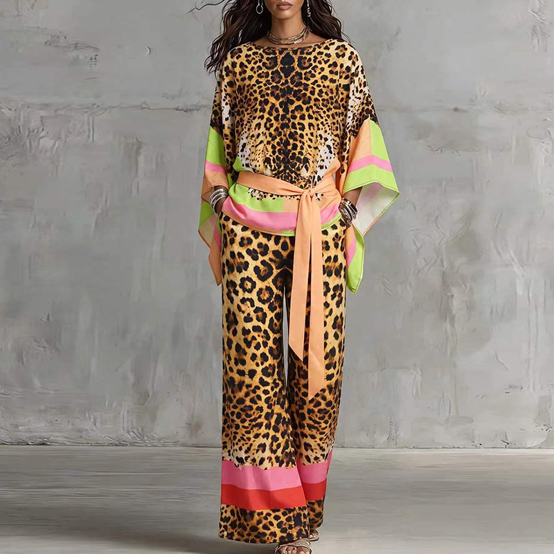 ชุดลำลองลายเสือดาวสไตล์เรโทรสำ - Vintage Fashion Retro Outfit บทวิจารณ์และราคา