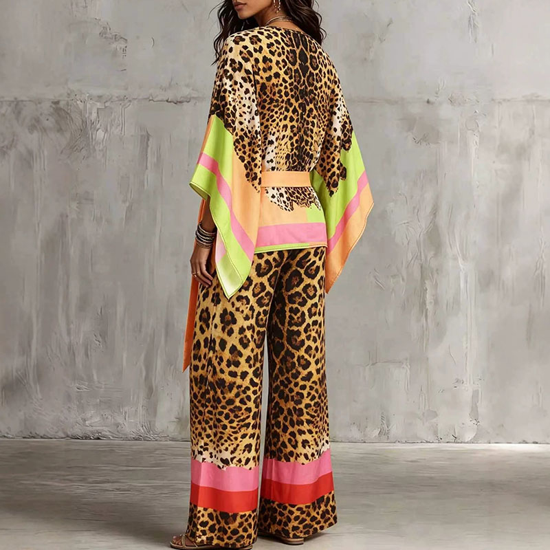 ชุดลำลองลายเสือดาวสไตล์เรโทรสำ - Vintage Fashion Retro Outfit บทวิจารณ์และราคา