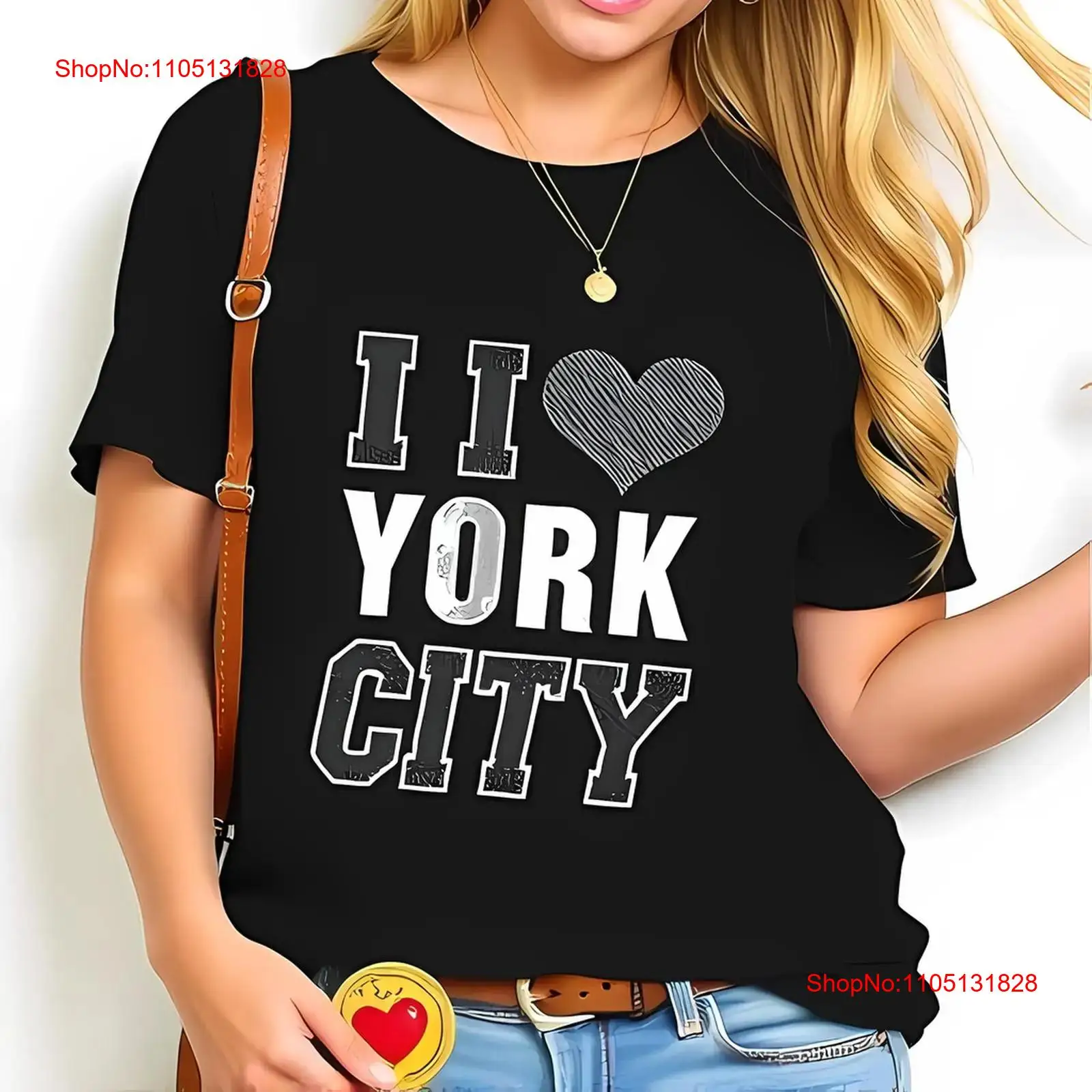 เสื้อยืดสีดำมีสไตล์ ลาย I Love - Vintage Fashion Font บทวิจารณ์และราคา
